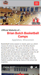 Mobile Screenshot of brianbutchbasketballcamps.com